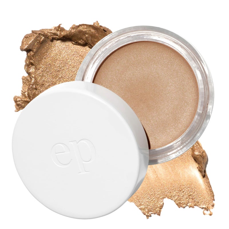 Ere Perez  Natural Vanilla Highlighter Balm  Creamy Dewy Finish Easy To Blend Sensitive Skin Safe  Vitamin E  Vegan CrueltyFree Clean Beauty Sun Halo